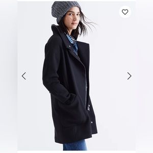 Madewell Citygrid Coat- size 6